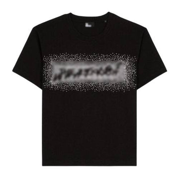 T-shirt strass coton premium – noir