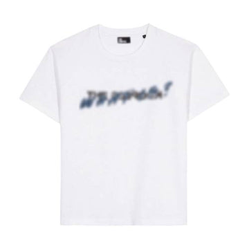 T-shirt brodé coton premium – blanc