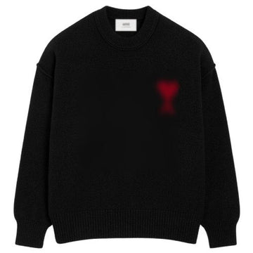 Pull maille premium – détail brodé noir