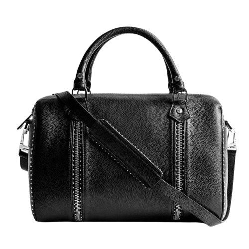 Sac porté main format moyen – détails métallisés