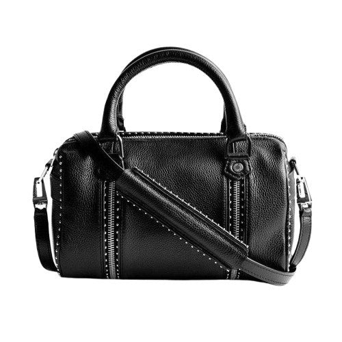 Mini sac structuré – détails métallisés