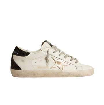 Baskets basses premium – noir & accents dorés