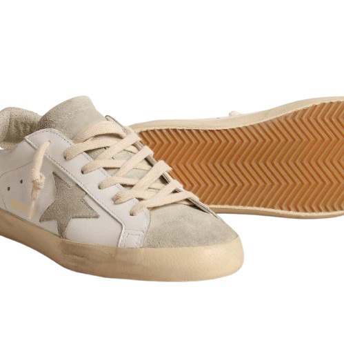 Baskets basses premium – gris & détails argentés