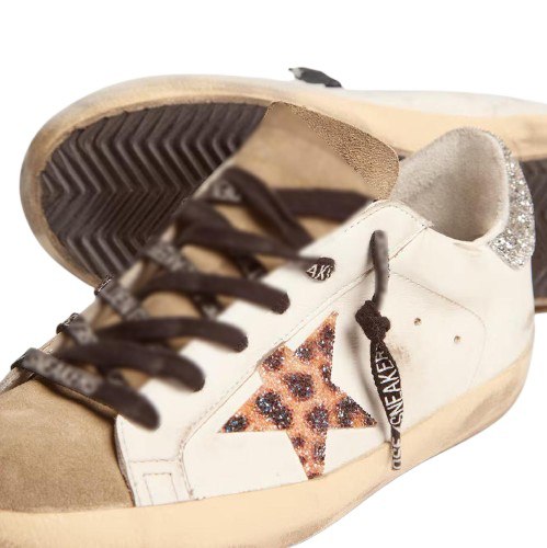 Baskets basses premium – motif animal & cristaux